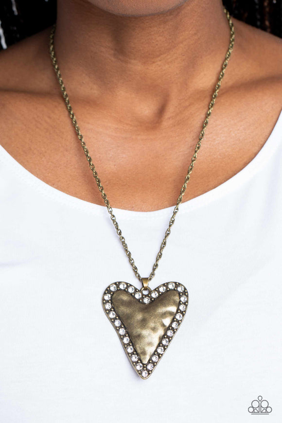 Paparazzi Radiant Romeo - Brass Necklace