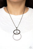 Paparazzi Wishing Well Whimsy - Black Necklace