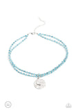 Paparazzi Compacted Cosmos - Blue Necklace
