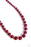 Paparazzi Manhattan Mogul - Red Necklace