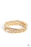 Paparazzi Monochromatic Medley - Gold Bracelet