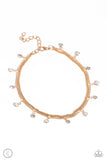 Paparazzi WATER You Waiting For? - Gold Anklet Bracelet
