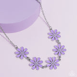 Paparazzi Flora Fantasy - Purple Necklace
