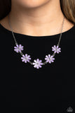 Paparazzi Flora Fantasy - Purple Necklace