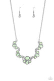 Paparazzi Dancing Dimension - Green Necklace