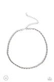 Paparazzi Glimmer of ROPE - Silver Necklace