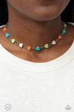 Paparazzi Wild at Heart - Green Necklace