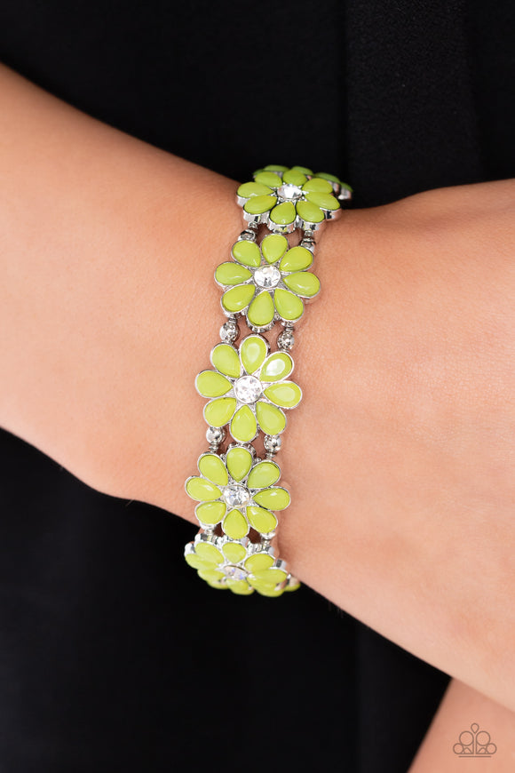 Paparazzi Hawaiian Holiday - Green Bracelet