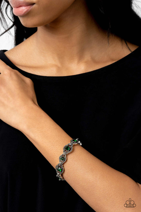 Paparazzi ROPE For The Best - Green Bracelet