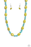 Paparazzi Stone Age Showcase - Green Necklace
