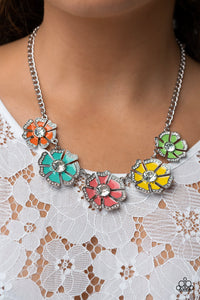 Paparazzi Playful Posies - Multi Necklace