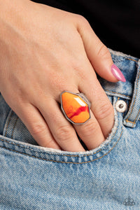 Paparazzi Never Say TIE DYE - Orange Ring