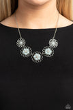 Paparazzi Mandala Mosaic - Blue Necklace