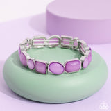 Paparazzi Giving Geometrics - Purple Bracelet