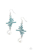 Paparazzi Timeless Tapestry - Blue Earring