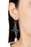 Paparazzi Timeless Tapestry - Blue Earring