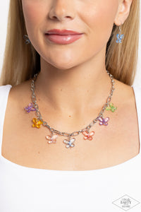 Paparazzi Butterfly Balance - Multi Necklace