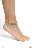 Paparazzi Surfing Safari - Blue Anklet