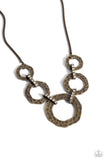 Paparazzi Rounded Redux - Brass Necklace