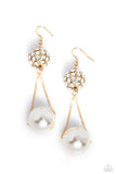 Paparazzi Ballerina Balance - Gold Earring