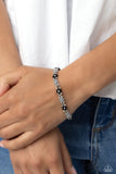 Paparazzi Deep-Seeded Dimension - Black Bracelet