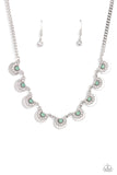 Paparazzi Grandiose Grace - Green Necklace