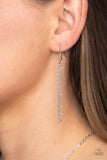 Paparazzi Leave Your Initials - Silver - K Necklace