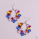 Paparazzi Wreathed in Watercolors - Multi Earring