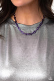 Paparazzi Exuberant Encore - Purple Necklace