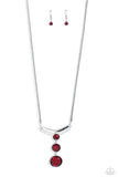 Paparazzi Alluring Andante - Red Necklace