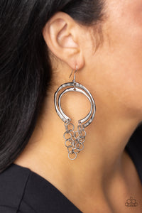 Paparazzi Dont Go CHAINg-ing - Silver Earring