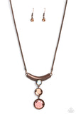 Paparazzi Alluring Andante - Copper Necklace