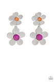 Paparazzi Fashionable Florals - Pink Earring