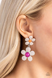 Paparazzi Fashionable Florals - Pink Earring