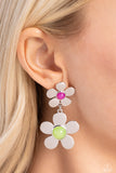 Paparazzi Fashionable Florals - Green Earring