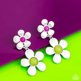 Paparazzi Fashionable Florals - Green Earring