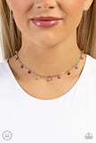 Paparazzi Beach Ball Bliss - Red Necklace