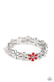 Paparazzi Floral Fair - Red Bracelet