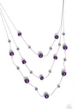 Paparazzi Glistening Gamut - Purple Necklace
