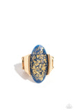 Paparazzi Shimmery Sovereign - Blue Ring