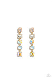 Paparazzi Sophisticated Stack - Gold Earring