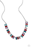 Paparazzi Elite Emeralds - Red Necklace