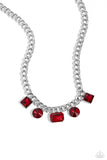 Paparazzi Alternating Audacity - Red Necklace