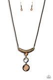 Paparazzi Alluring Andante - Brass Necklace