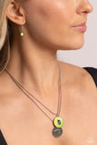 Paparazzi Cryptic Couture - Green Necklace