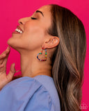 Paparazzi Striped Sweethearts - Multi Earring