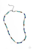 Paparazzi Oasis Outline - Blue Necklace