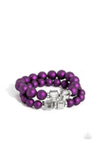 Paparazzi Shopaholic Showdown - Purple Bracelet