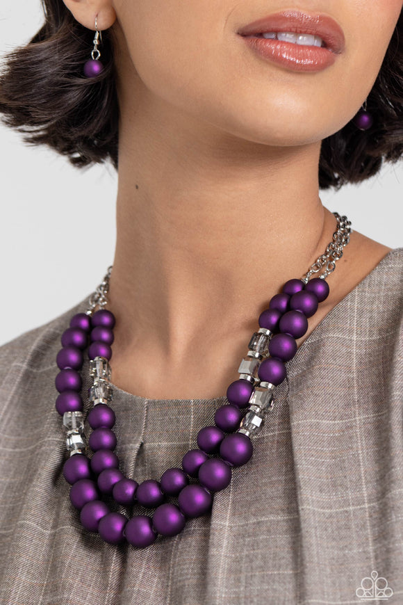 Paparazzi Shopaholic Season - Purple Necklace