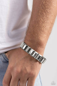 Paparazzi Chunky Champion - Silver Bracelet